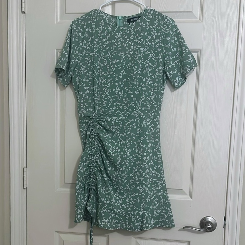 Floral Ruched Dress